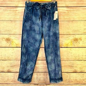 New Anthropologie Avril Bleached Slim Pants Size 2